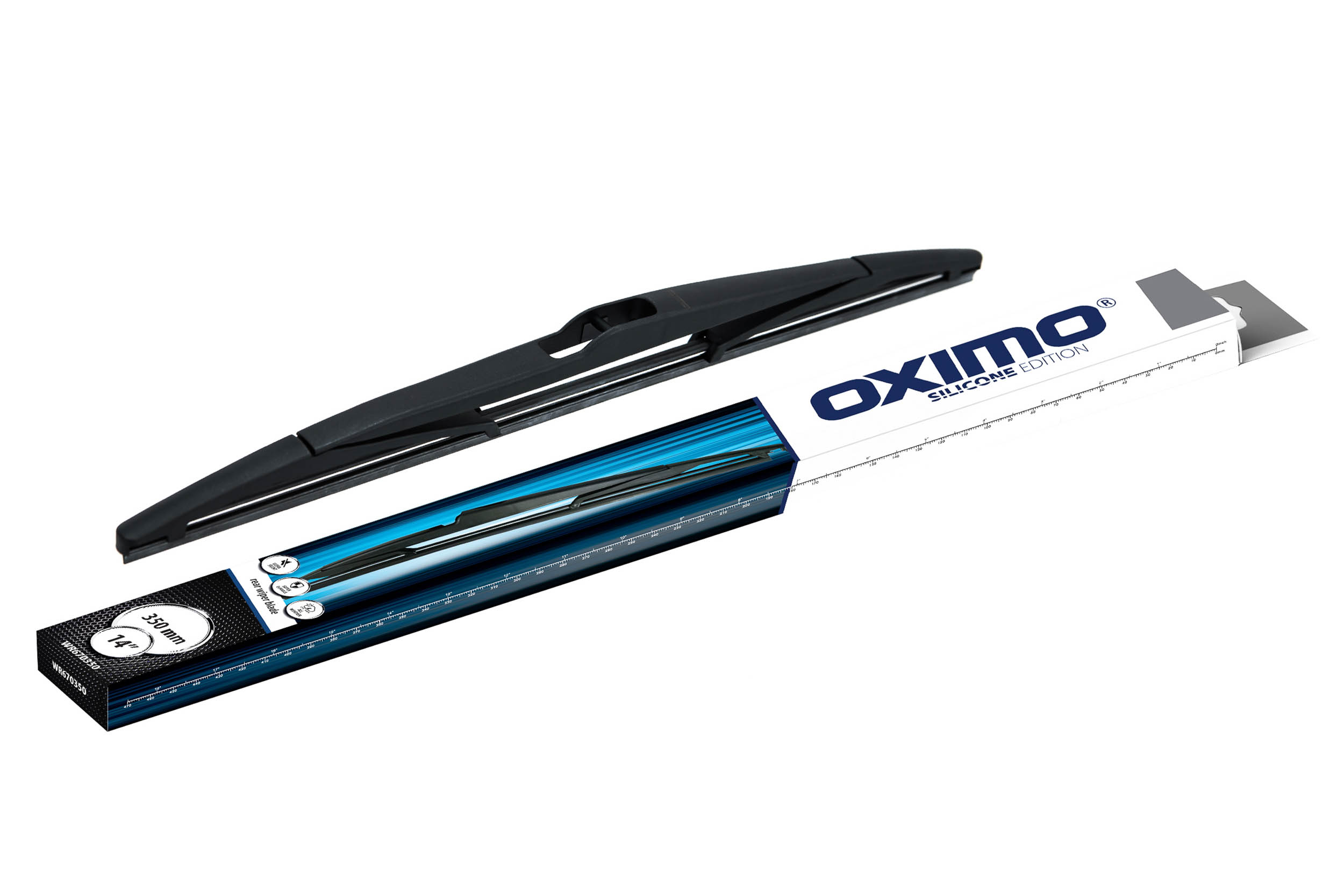 OXIMO WR670350 Hátsó silicon ablaktörlő lapát 350 mm